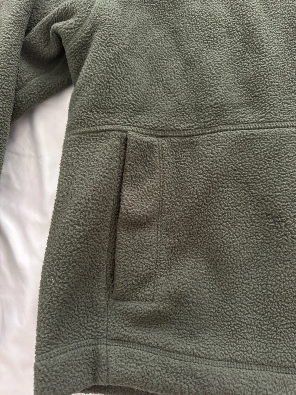 North Face Green Fleece Pullover